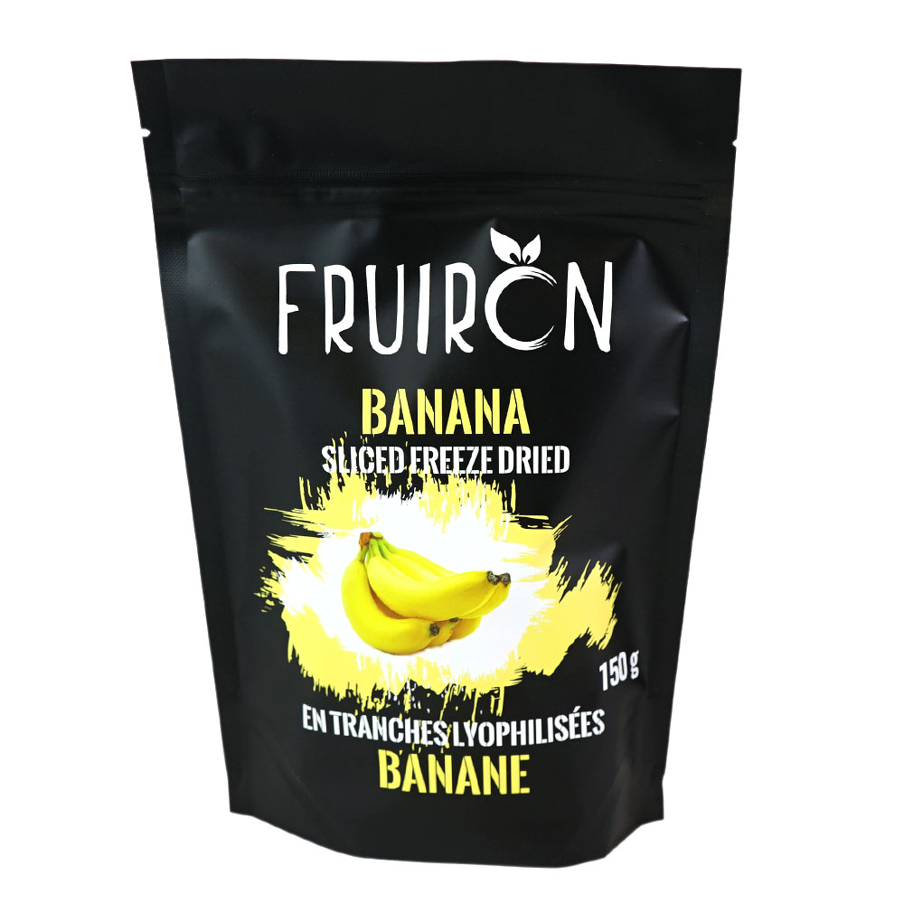 Banane tranchée lyophilisée 150 g Fruiron