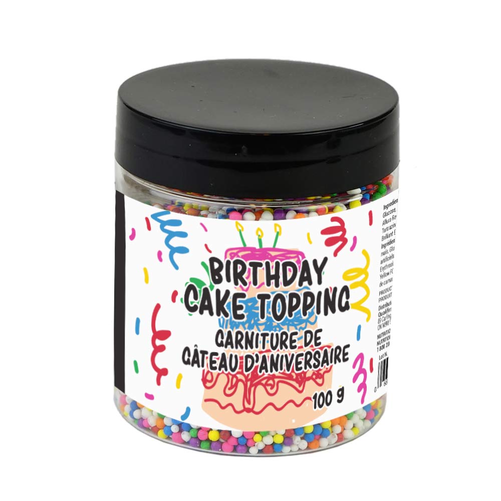 Birthday Cake Topping 100 g Epicureal