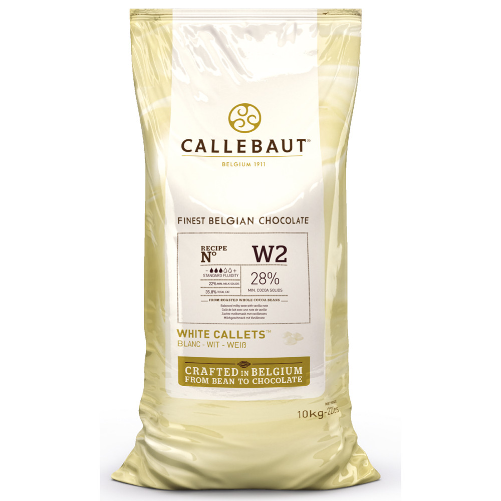 [173046] Couverture Choc. Blanc W2 Callets 10 kg Callebaut