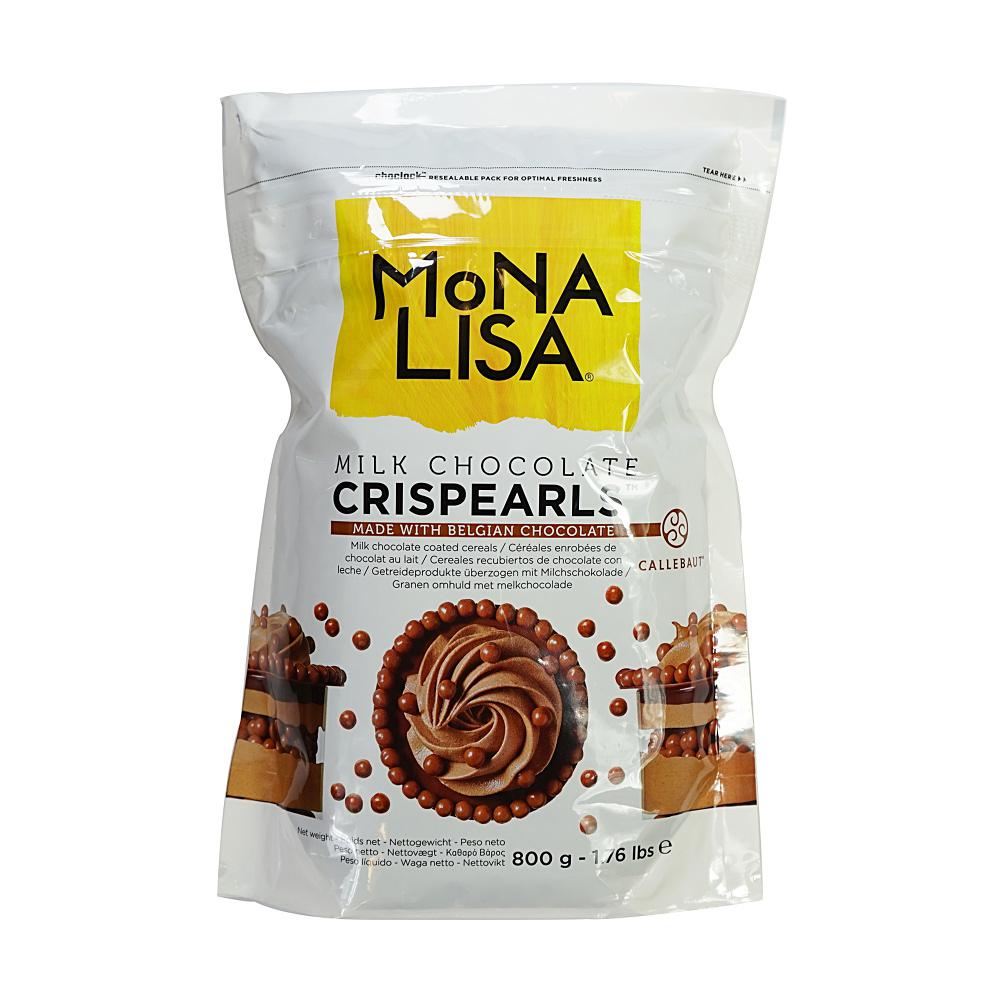 [173024] Chocolat au lait Crispearls 800 g Mona Lisa