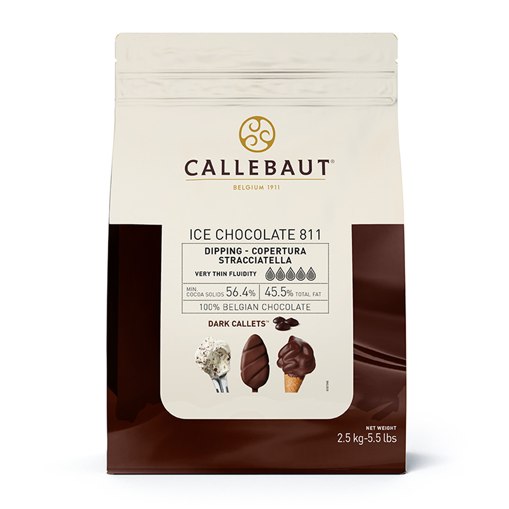 [173055] Dark Ice Chocolate Callets 2.5 kg Callebaut