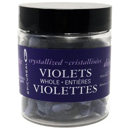 [150811] Violettes Entières Cristallisées 50 g Epicureal