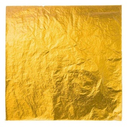 [152634] Gold Leaves 23K Decorative (3x3") 25 pc Royal Command